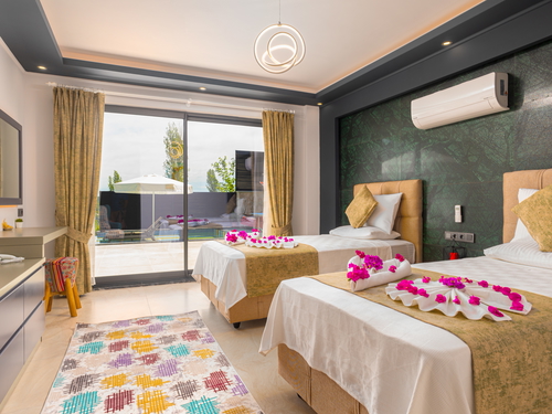  gece  -  Kasım
  | Kalkan İslamlar Deniz Manzaralı Muhafazakar Villa (4 Kişilik, Jakuzili)